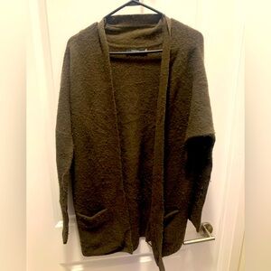 GREEN CARDIGAN WOMENS SMALL ARTIZIA